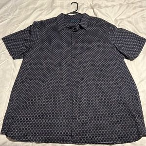 Perry Ellis Stretch Button Down Navy